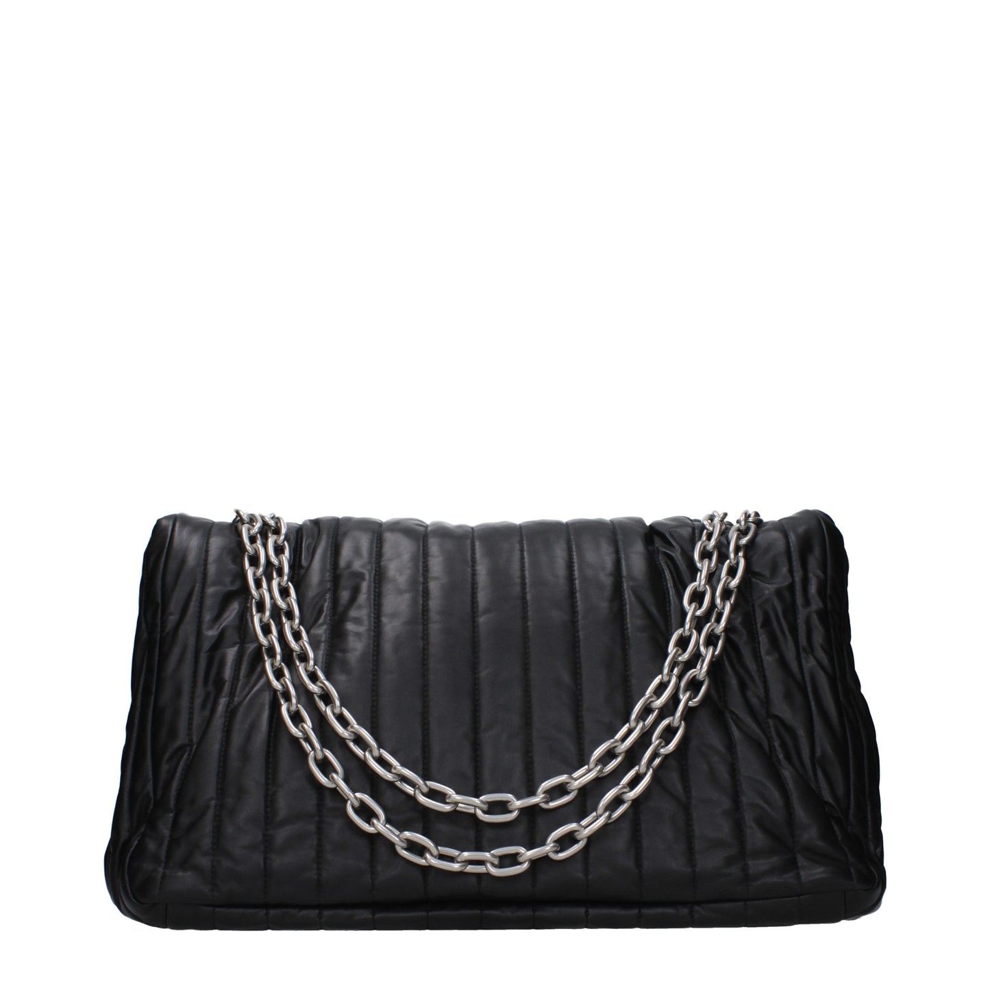 Balenciaga Shoulder Bags Women Leather Black