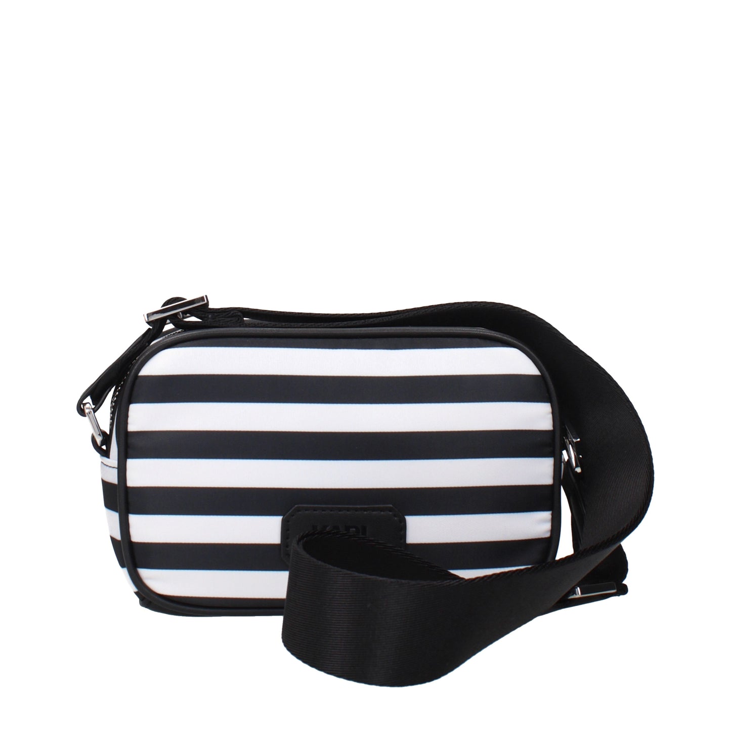Karl Lagerfeld Crossbody Bags Women Fabric Black/White