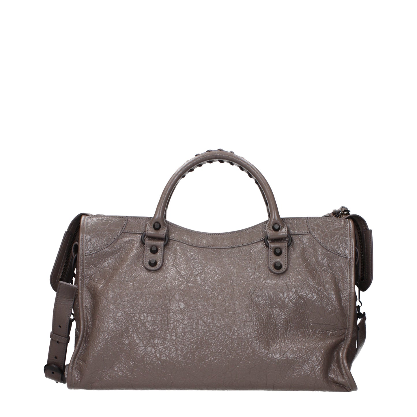 Balenciaga Handbags Women Leather Brown