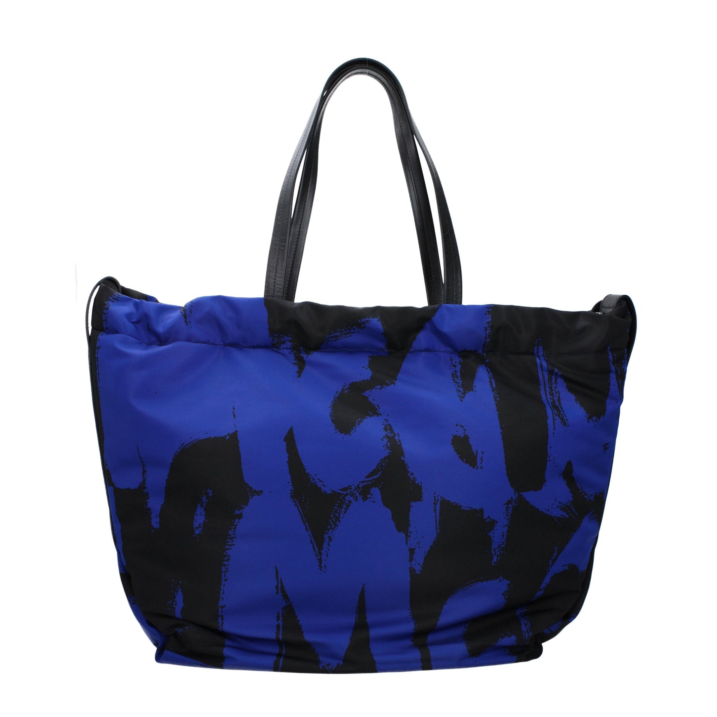 Alexander McQueen Shoulder Bags Women Fabric Blue/Black