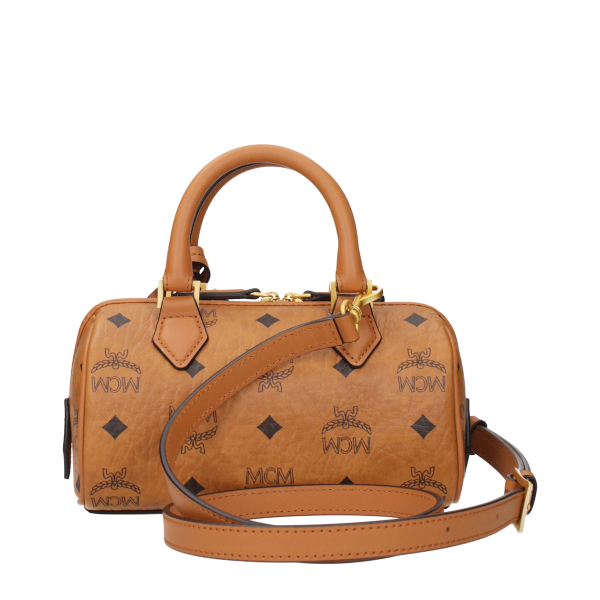 MCM Handbags Women Fabric Brown/Cognac