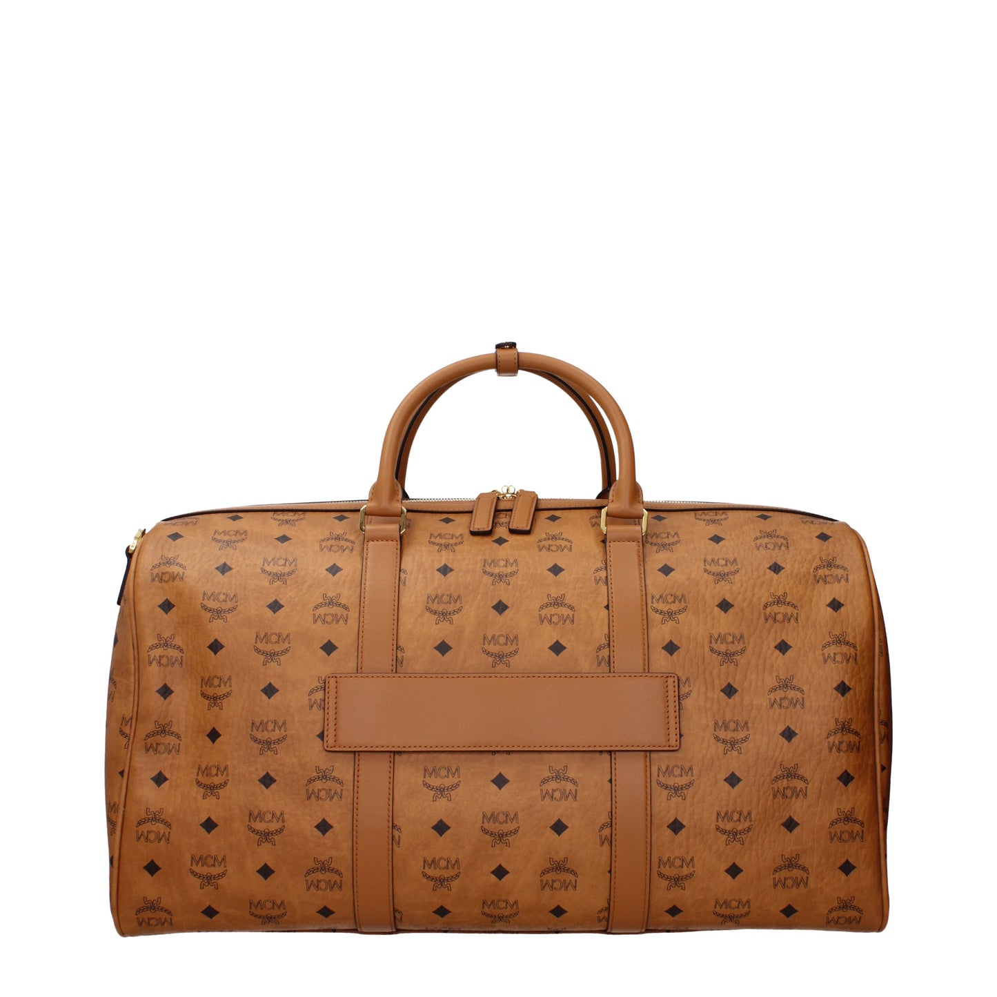 MCM Travel Bags Men Fabric Brown/Cognac