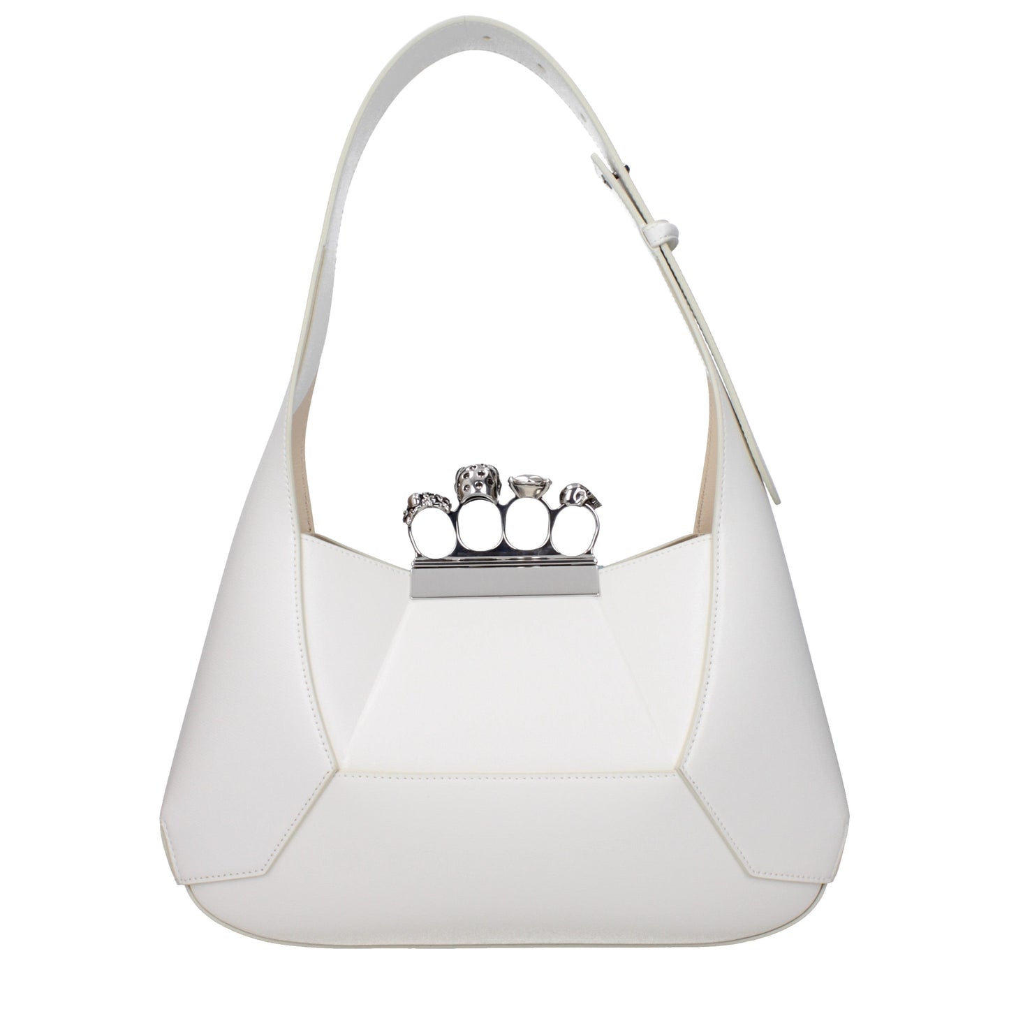 Alexander McQueen Shoulder Bags Women Leather White/Ivory