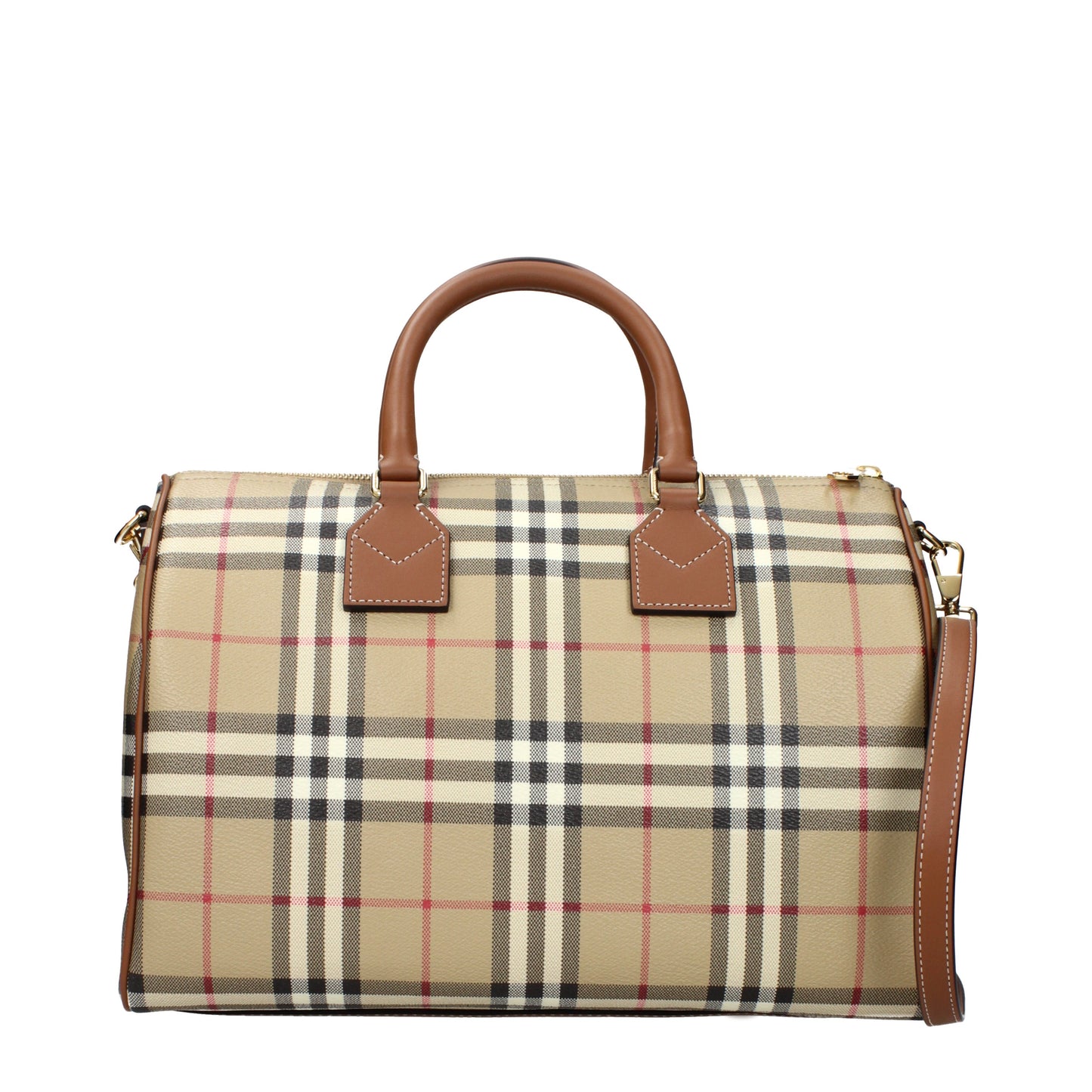 Burberry Handbags Women Fabric Beige/Brown