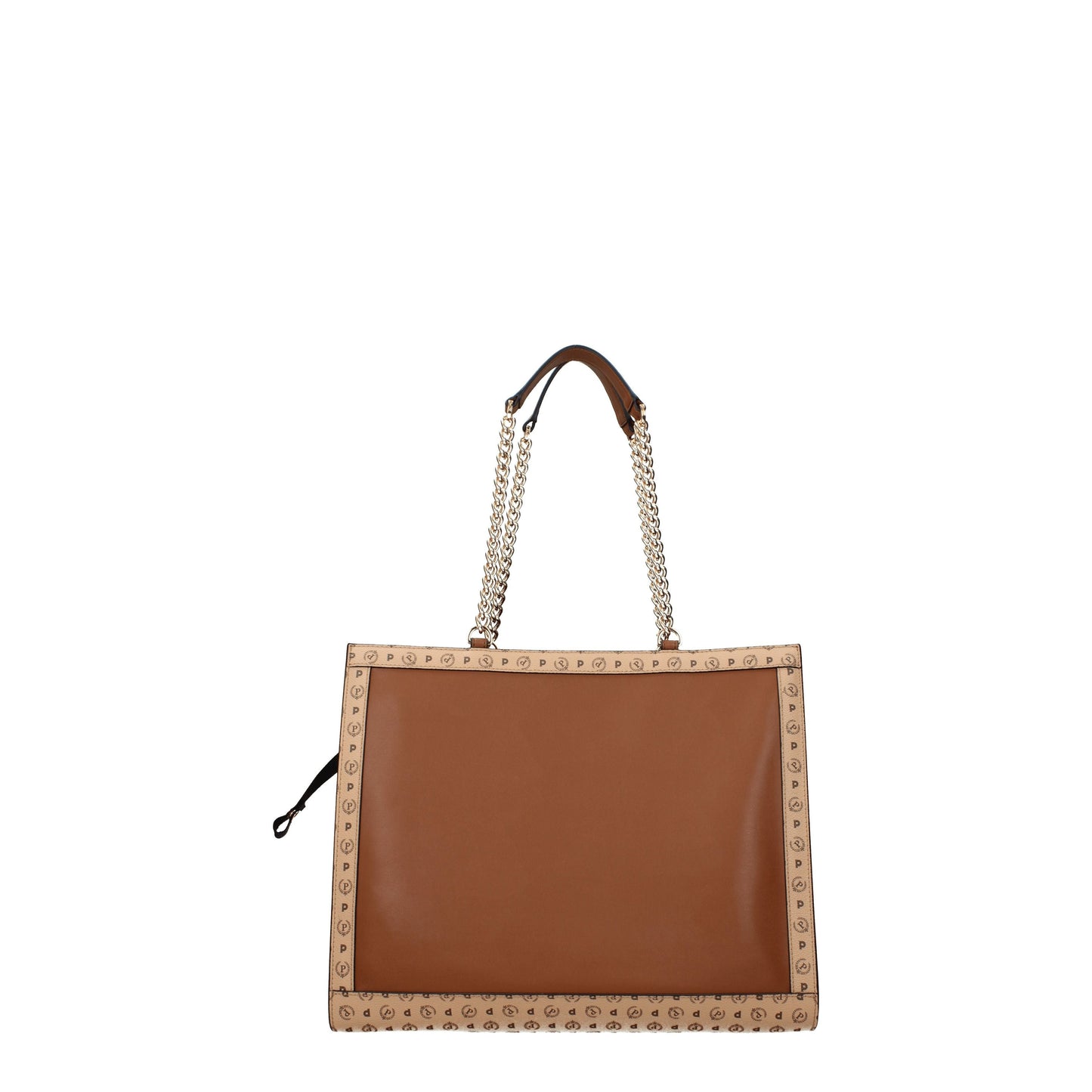 Pollini Shoulder Bags Women Polyurethane Brown/Cream