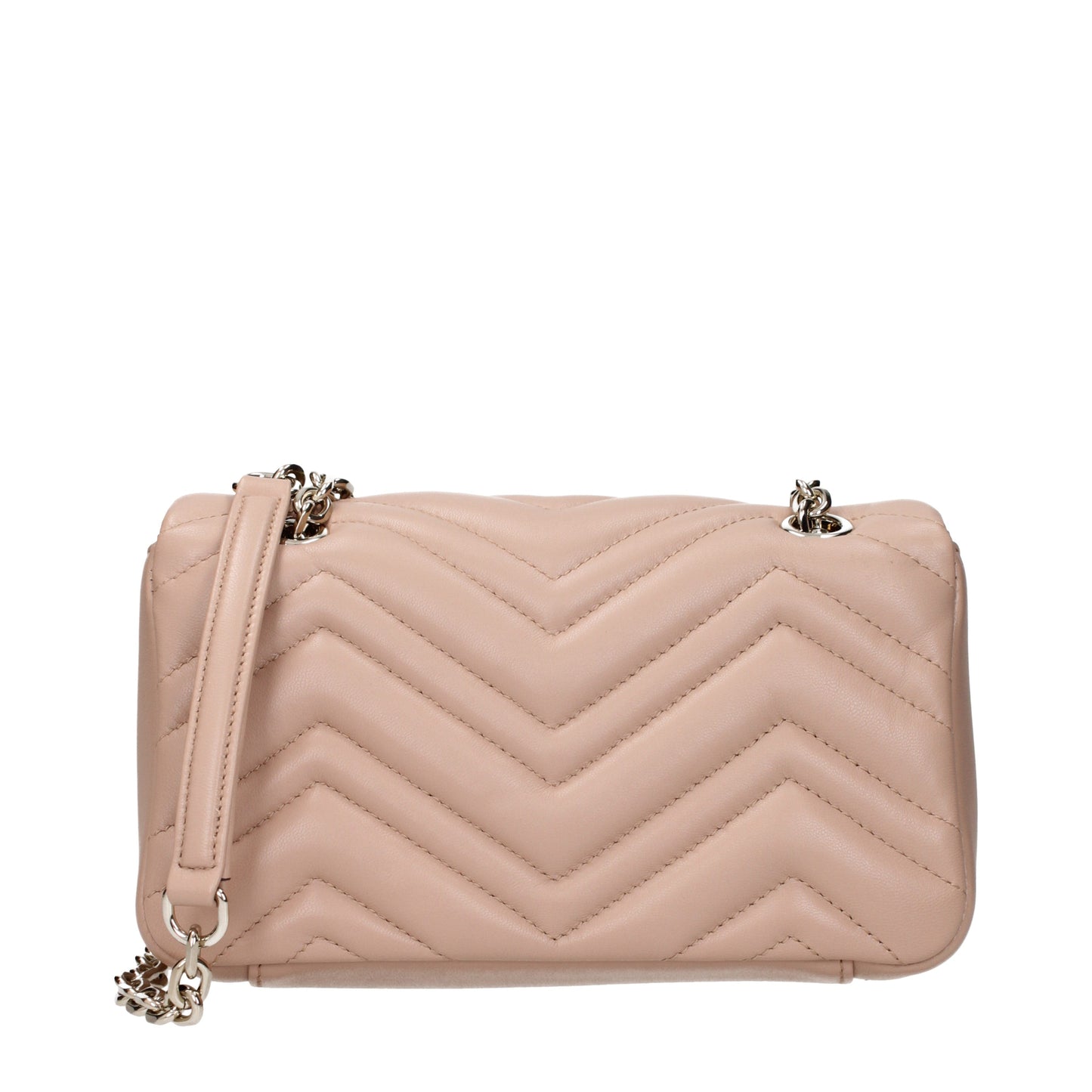 Gucci Shoulder Bags Women Leather Beige/Pink