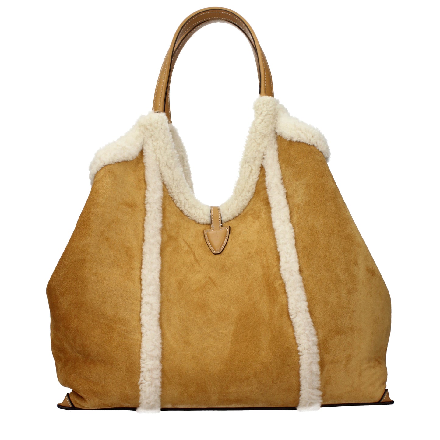 Tod's Shoulder Bags Women Suede Brown