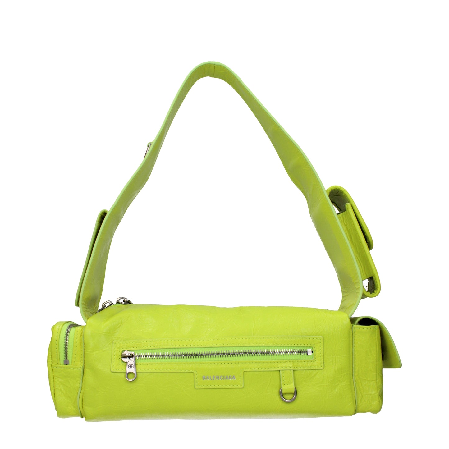 Balenciaga Shoulder Bags Women Leather Yellow/Fluo Yellow