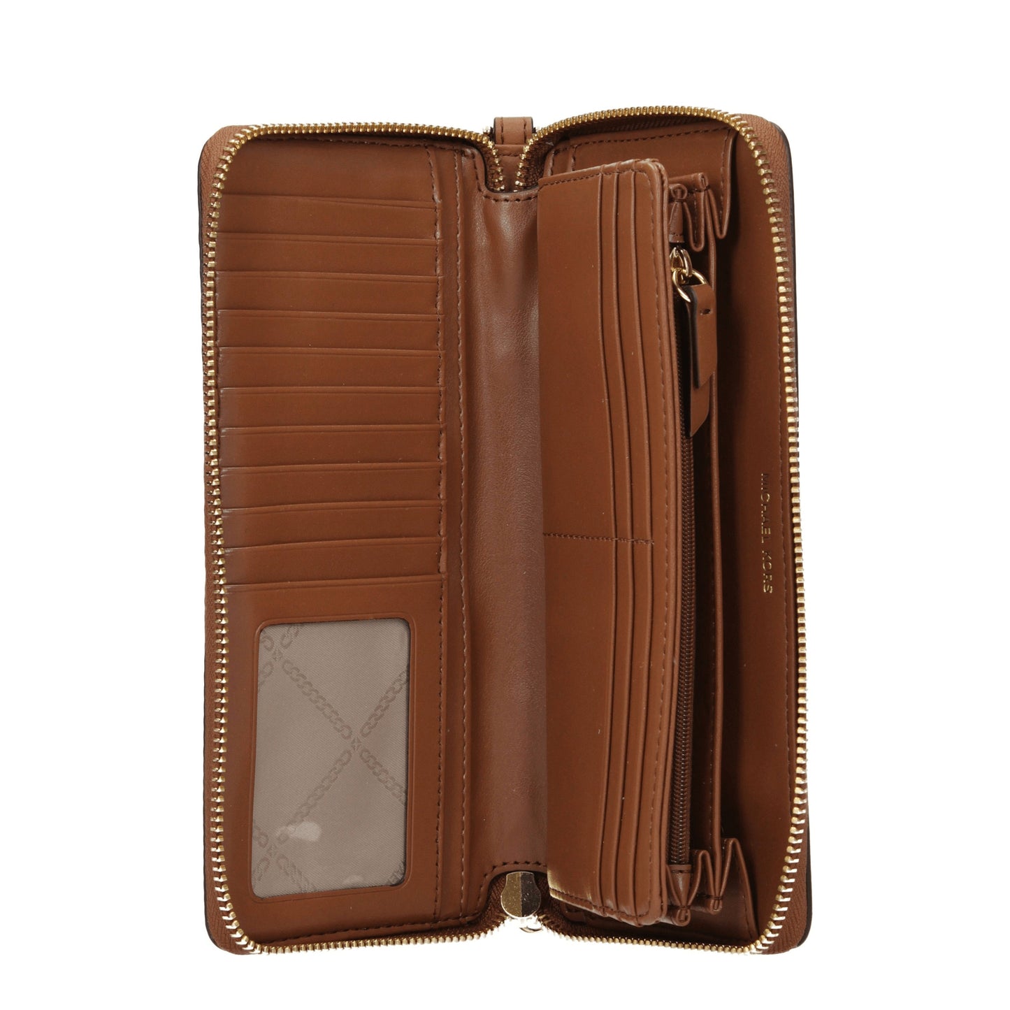 Michael Kors Wallets Women Leather Brown/Luggage