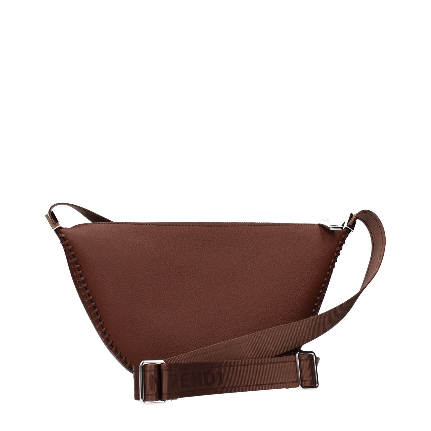Fendi Crossbody Bags Women Leather Brown/Hickory