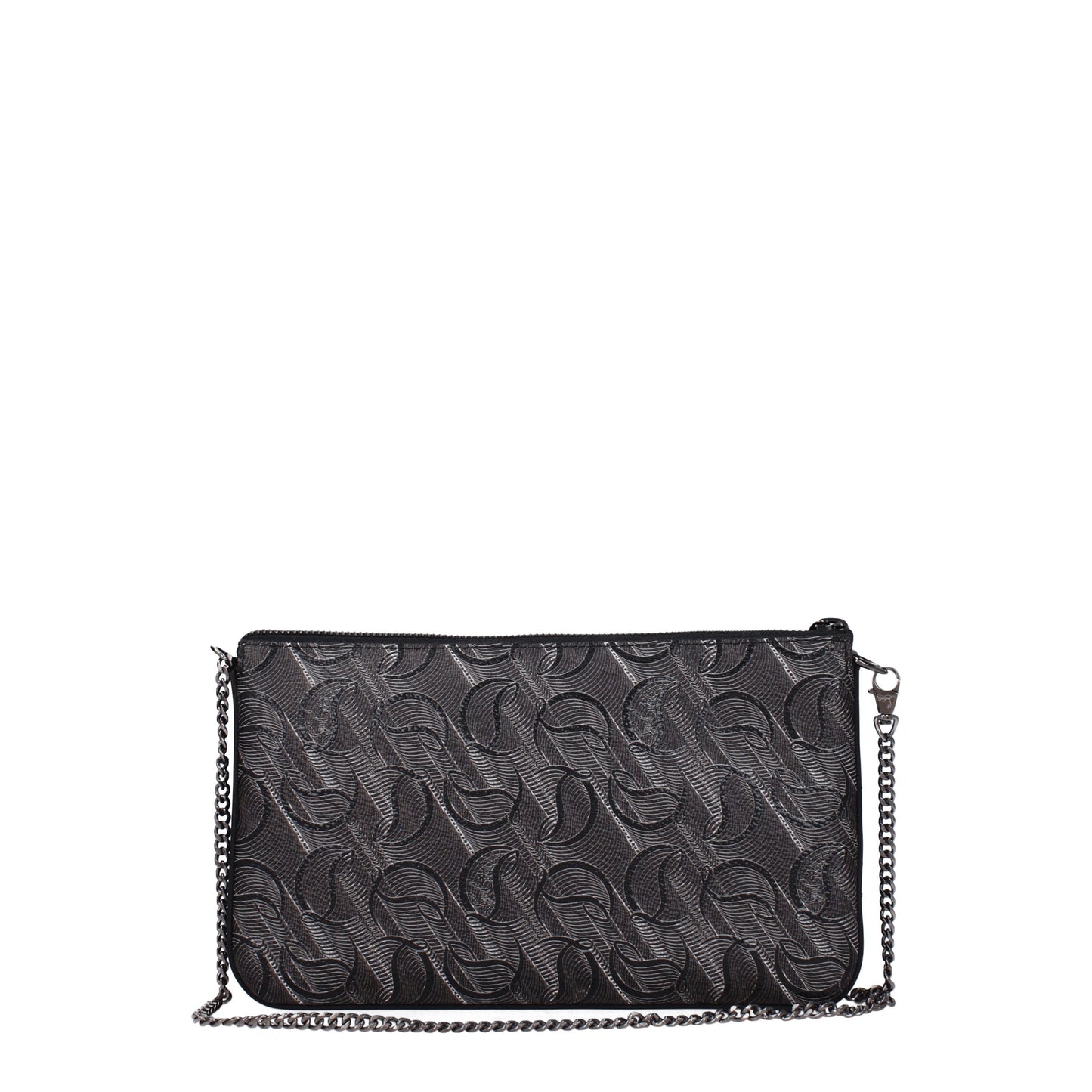 Louboutin Shoulder Bags Women Fabric Gray