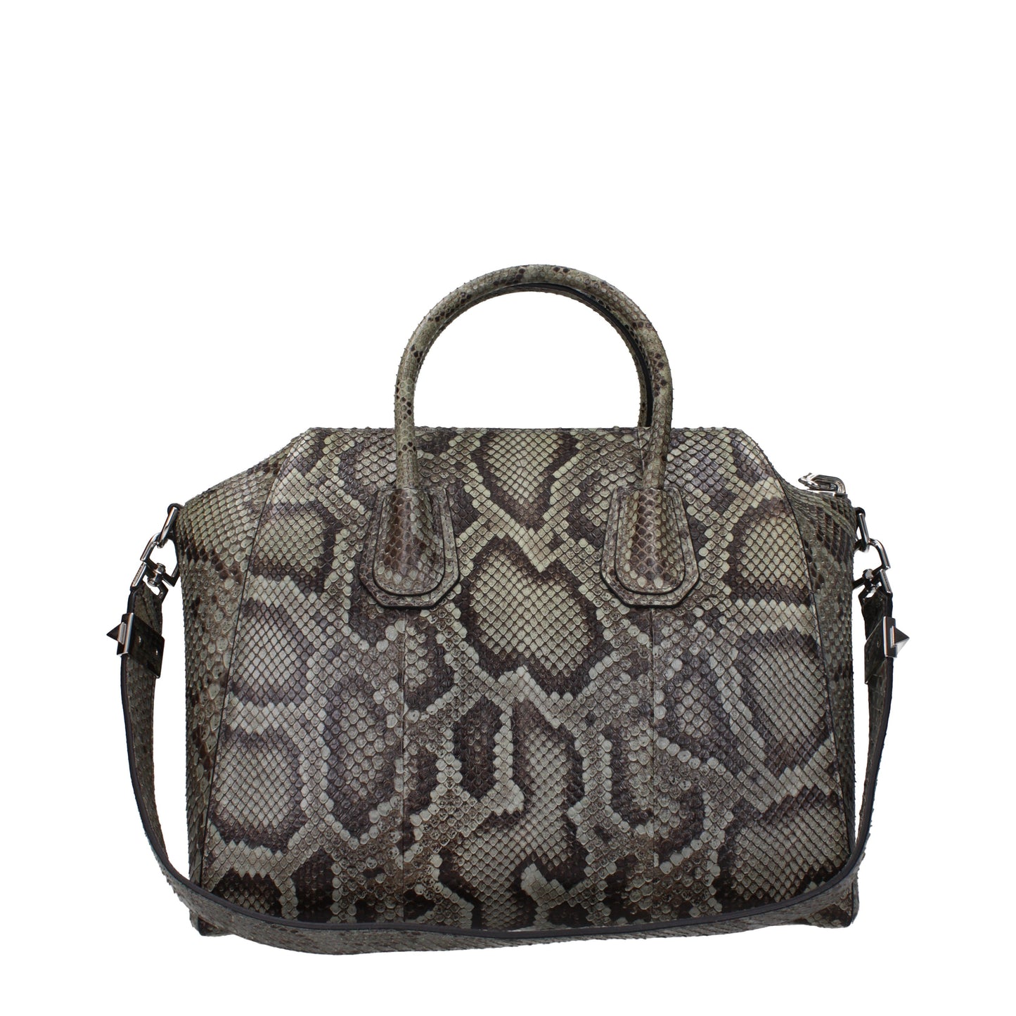 Givenchy Handbags Women Leather Python Gray/Pearl Grey