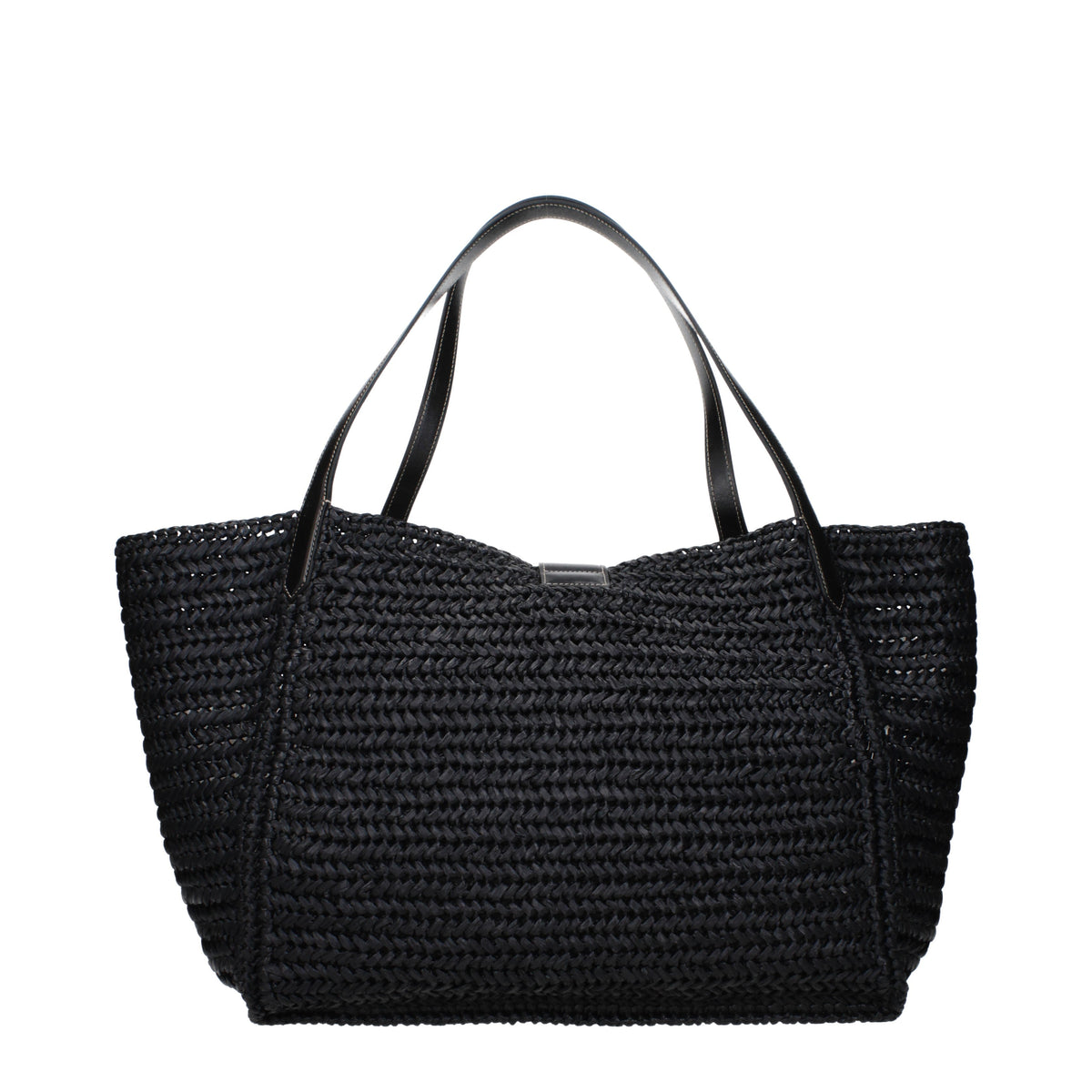 Tom Ford Shoulder Bags Women Raffia Black