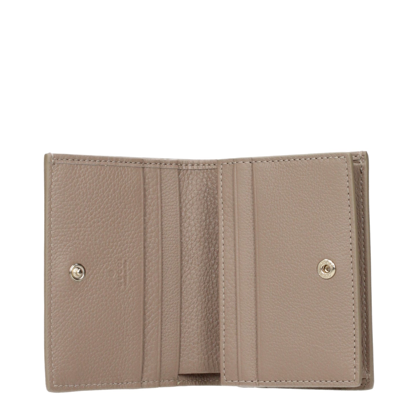 Gucci Wallets Women Leather Gray/Turtledove