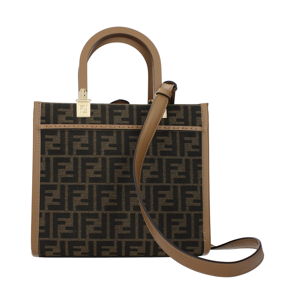 Fendi Handbags Women Fabric Brown
