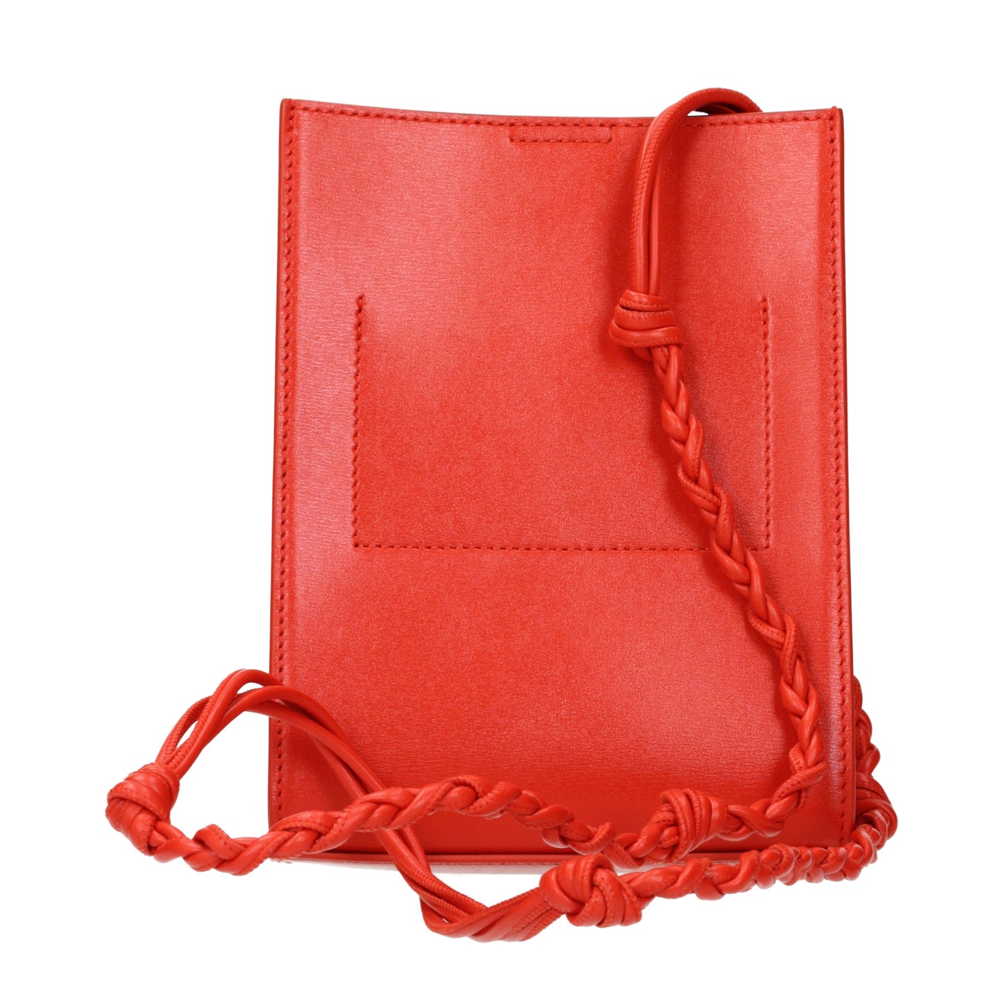 Jil Sander Crossbody Bags Women Leather Red/Bright Red