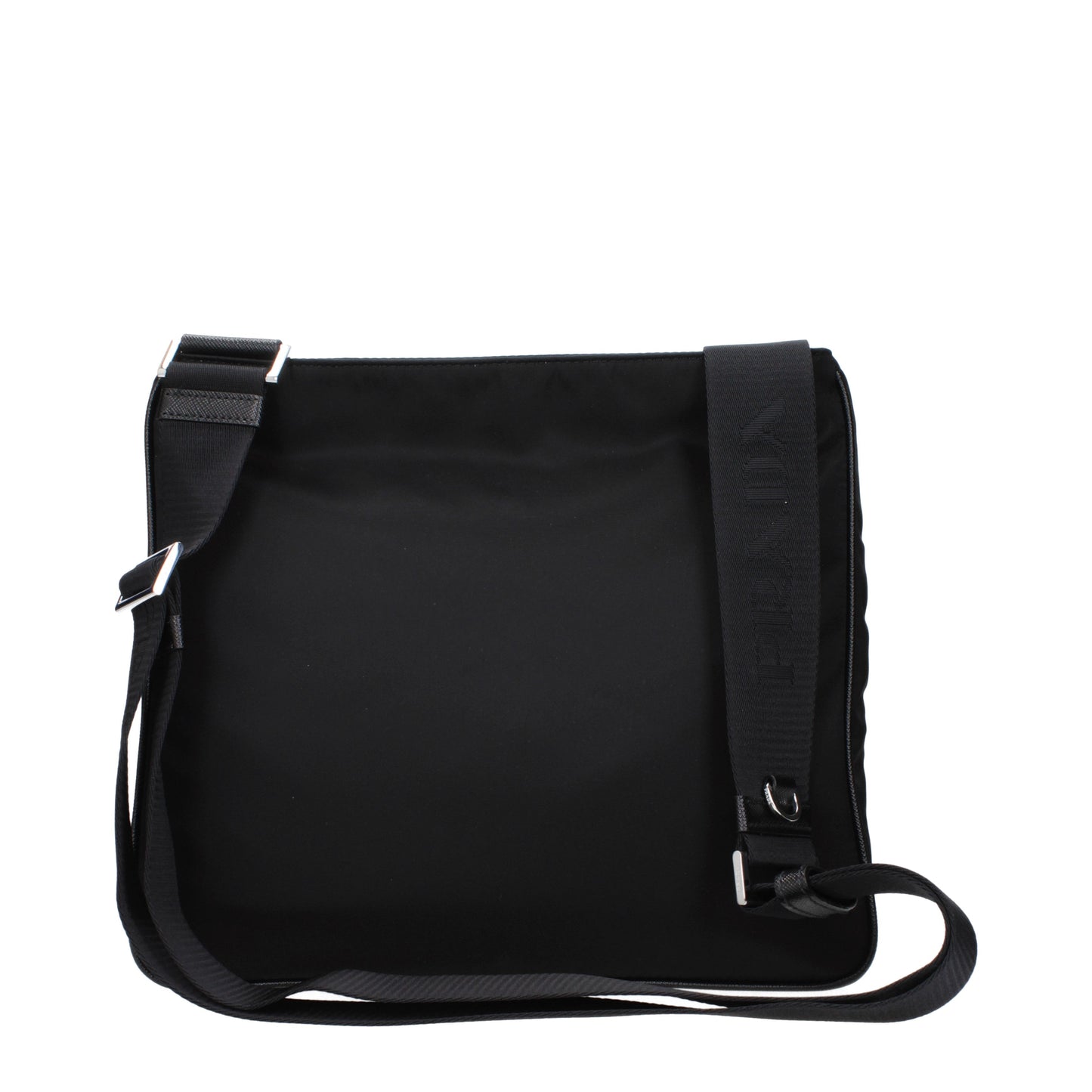 Prada Crossbody Bags Men Fabric Black