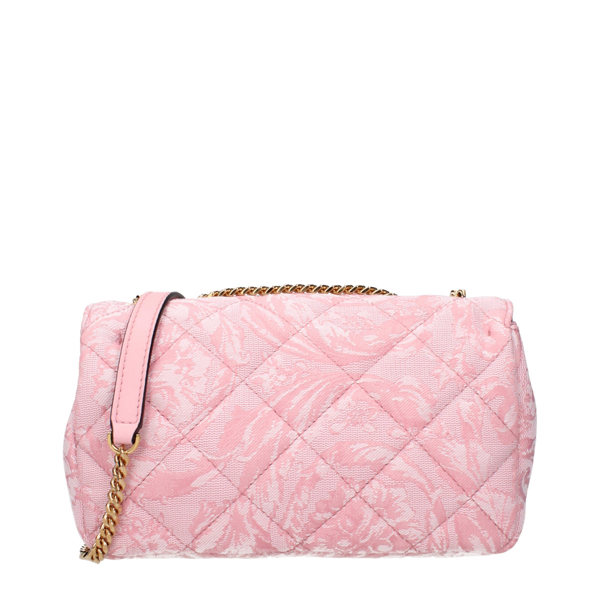 Versace Shoulder Bags Women Fabric Pink