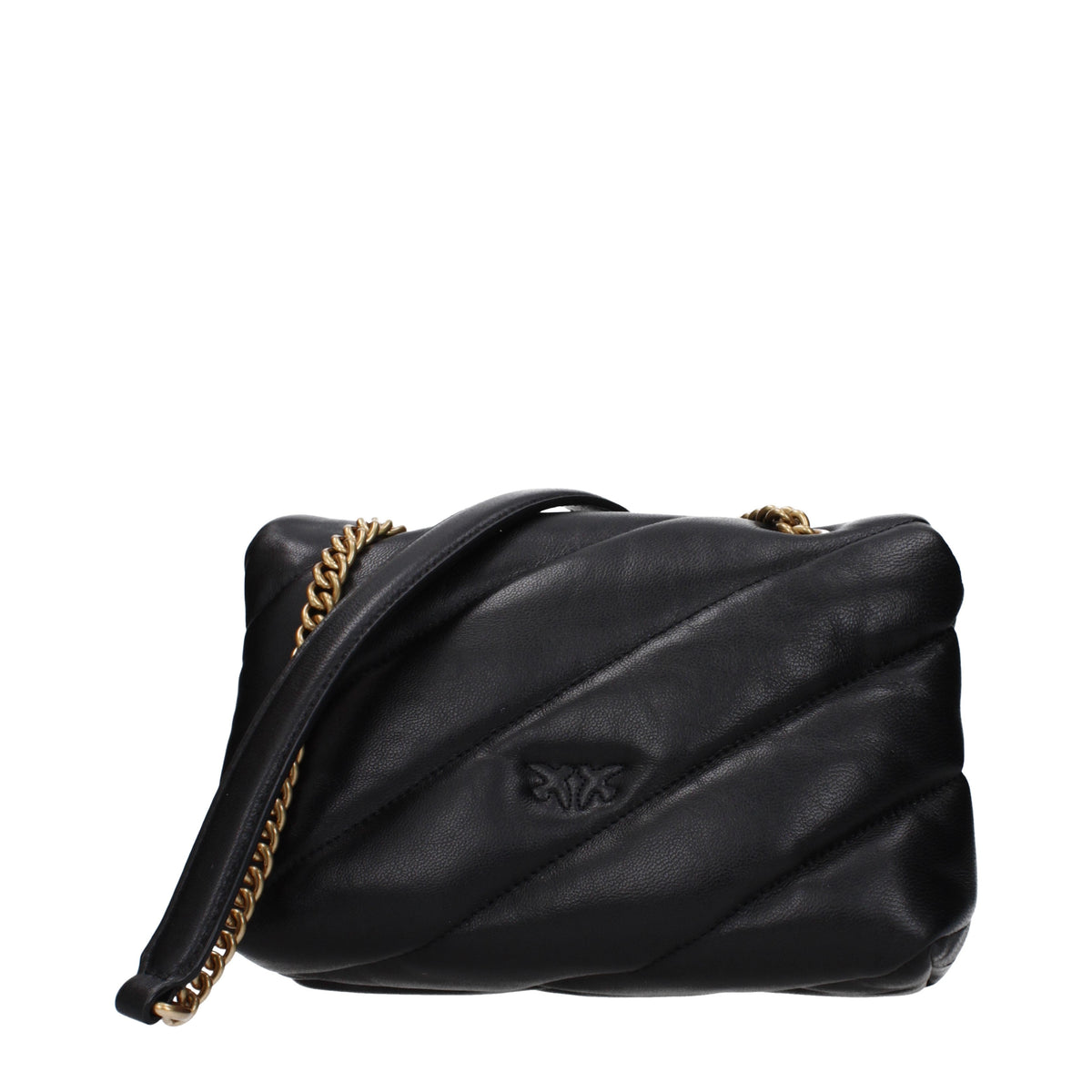 Pinko Shoulder Bags Women Leather Black/Gold
