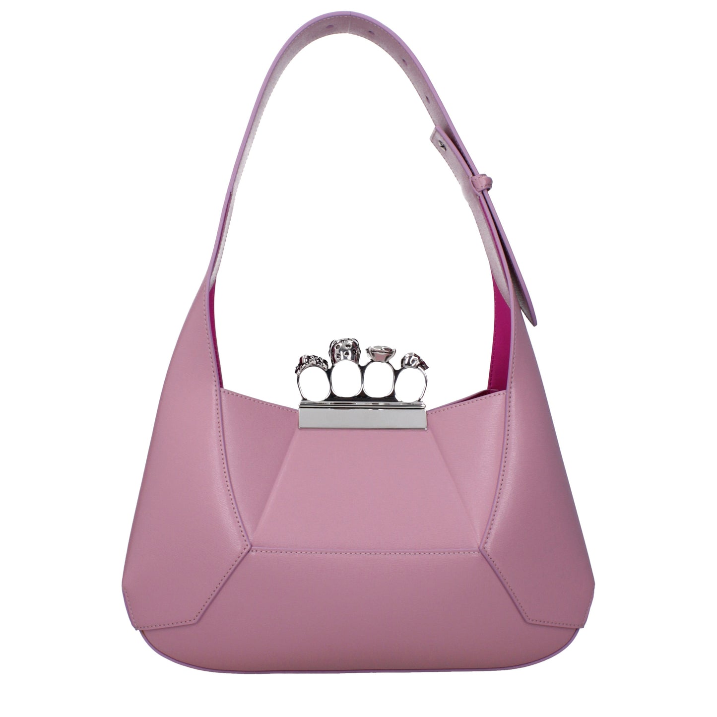 Alexander McQueen Shoulder Bags Women Leather Pink