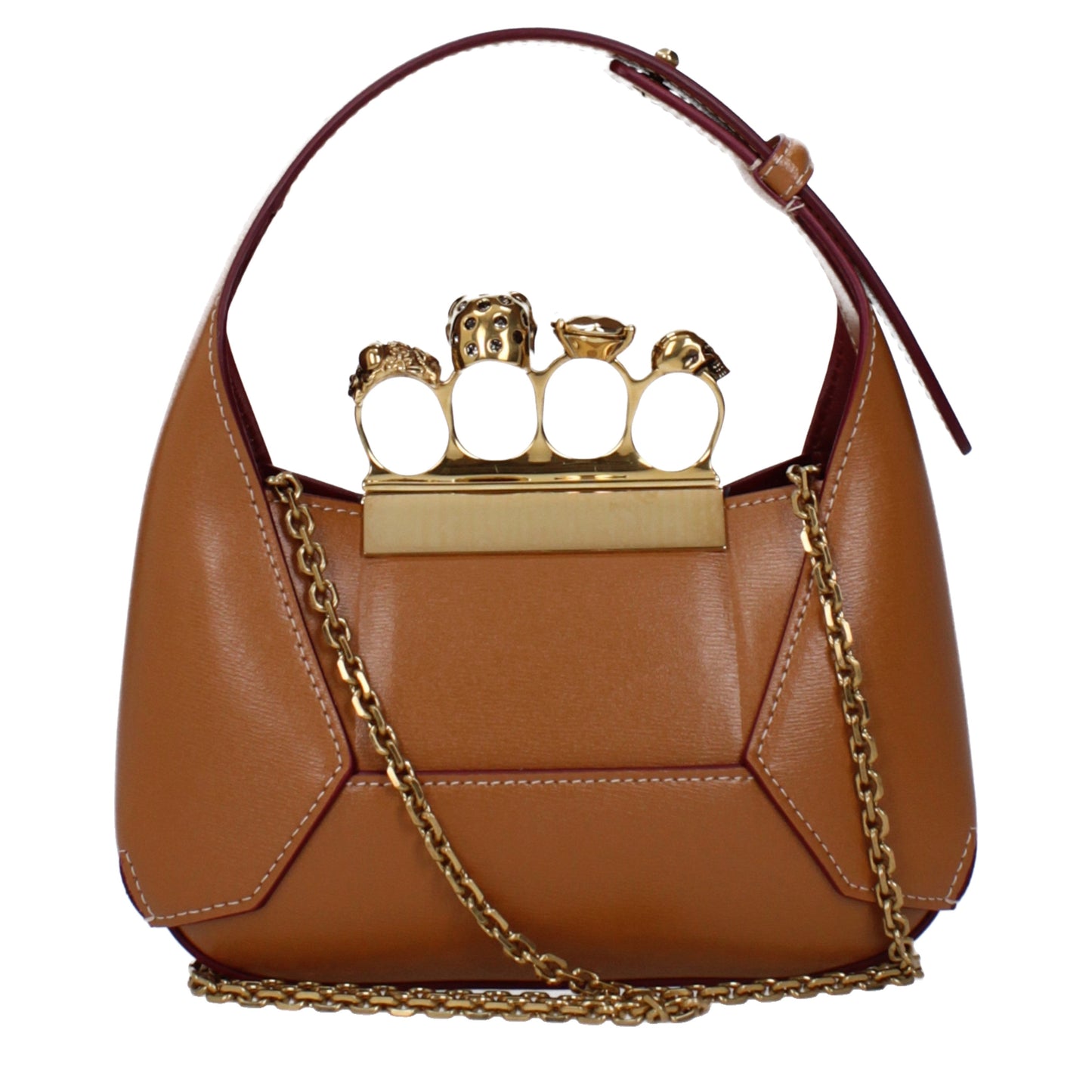 Alexander McQueen Handbags Women Leather Brown