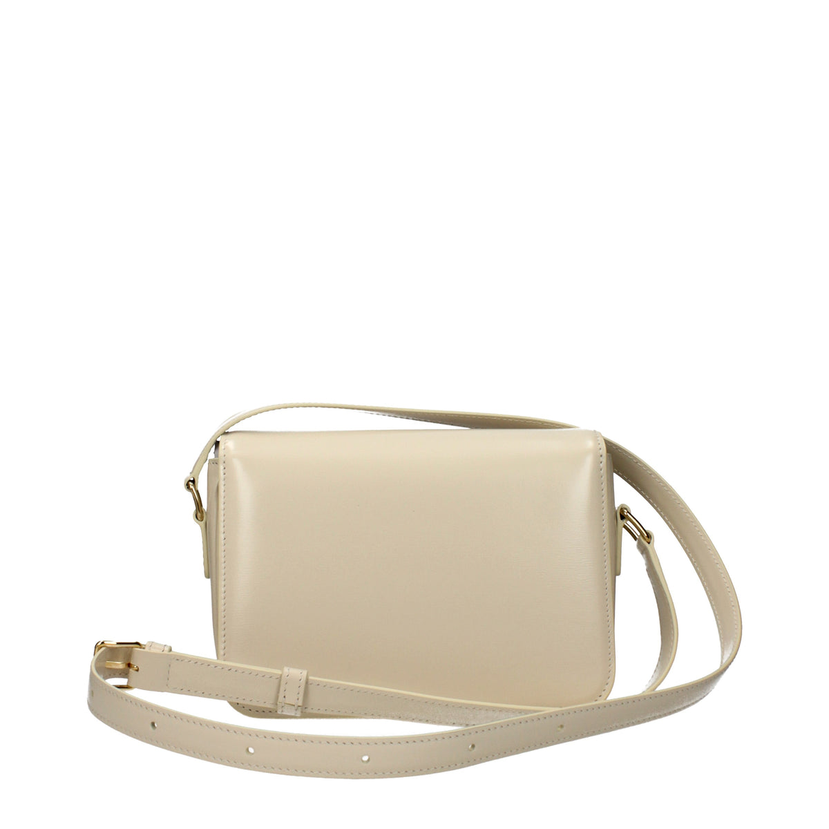 Celine Crossbody Bags Women Leather Beige/Cream
