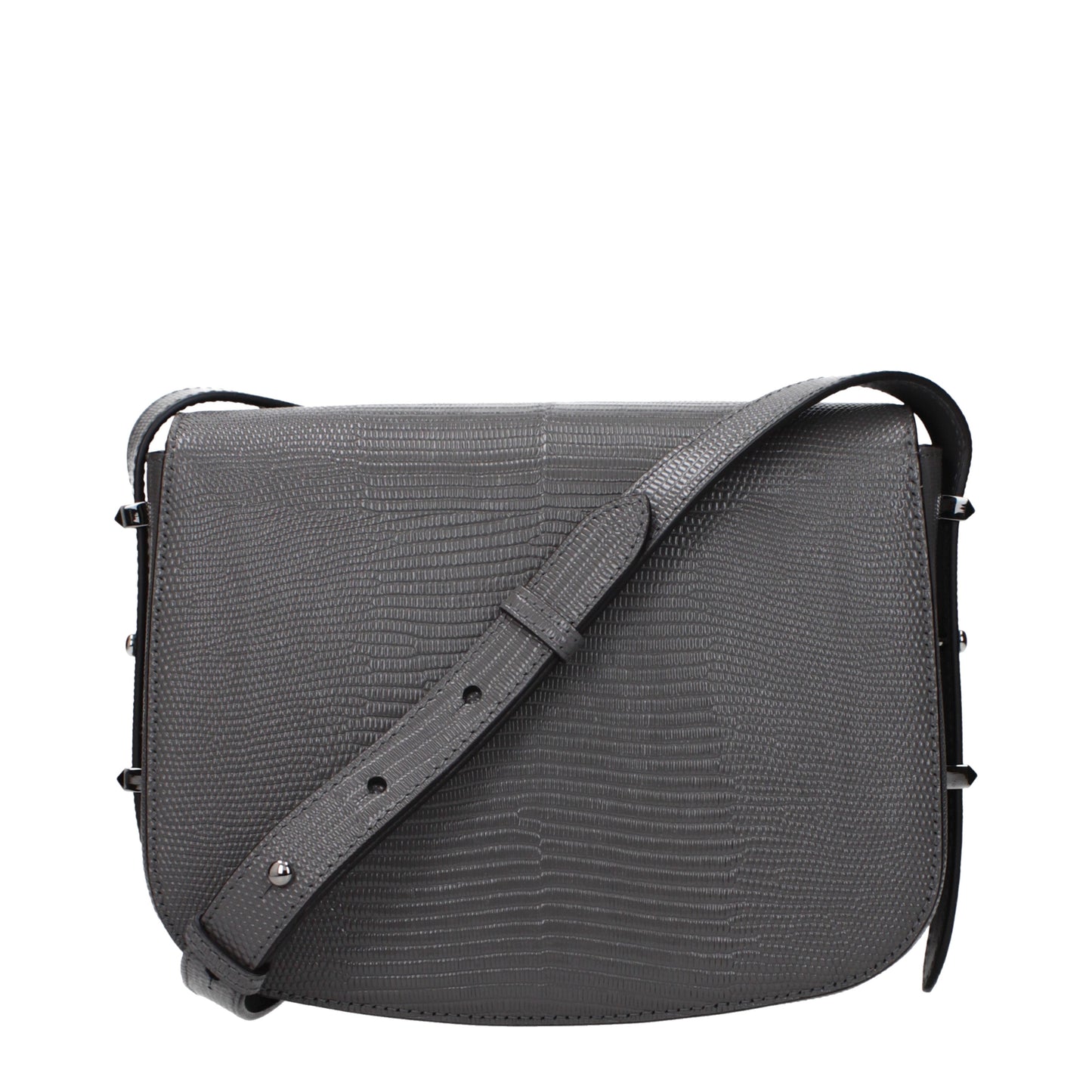 Jimmy Choo Crossbody Bags Women Leather Gray/Rifle