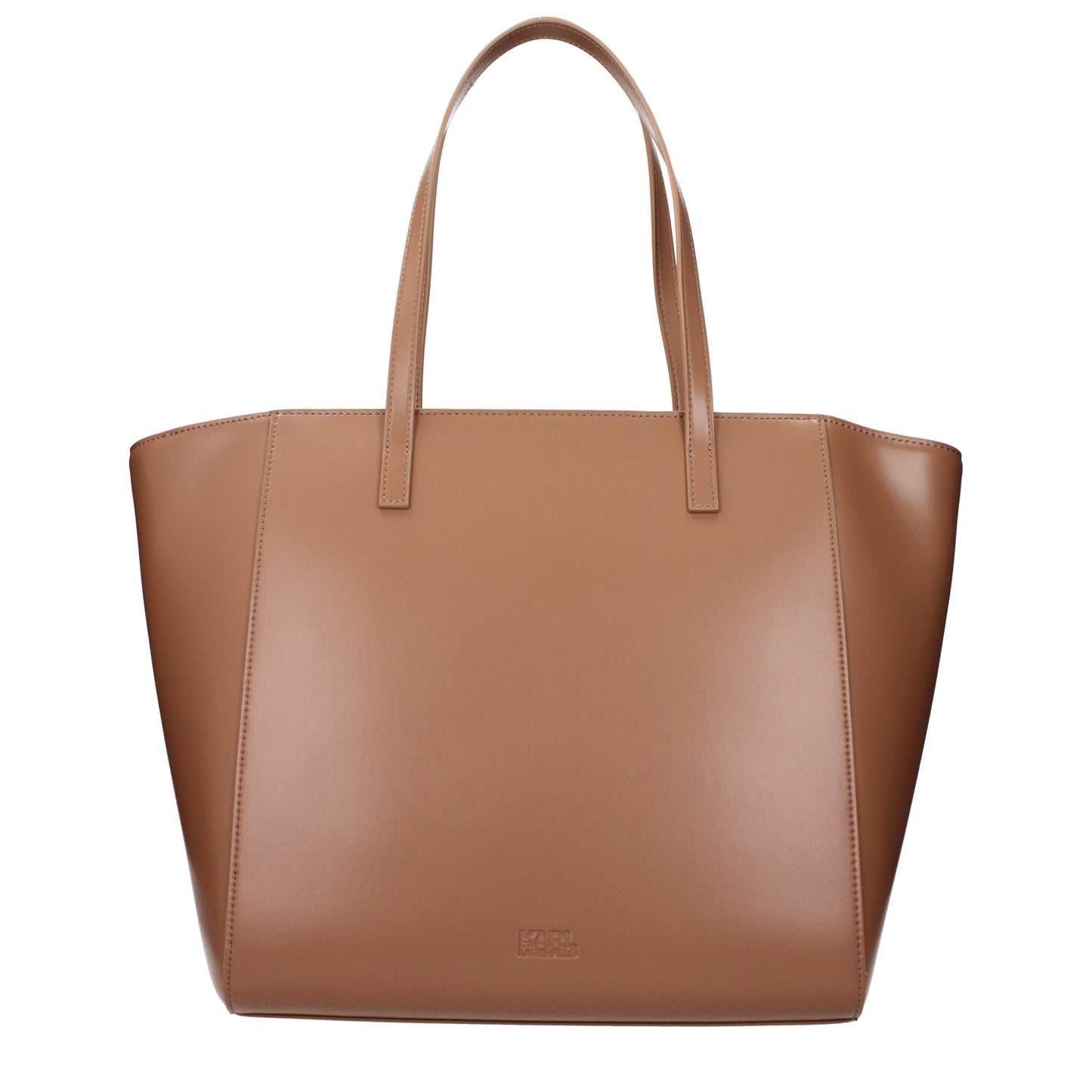 Karl Lagerfeld Shoulder Bags Women Polyurethane Brown/Land