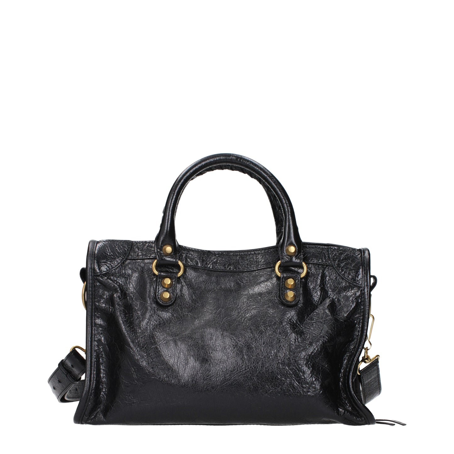Balenciaga Handbags Women Leather Black