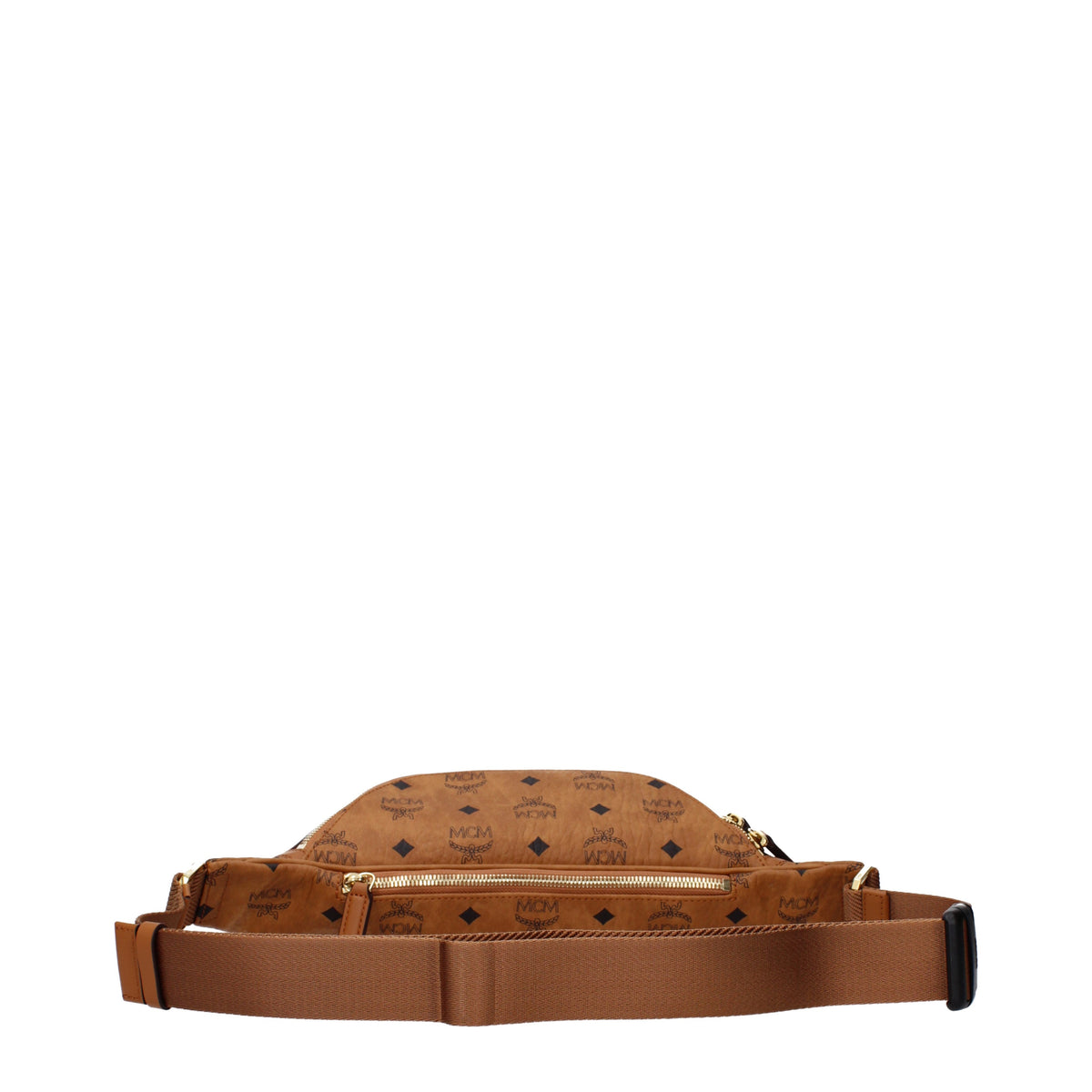 MCM Backpacks and Bumbags Men Fabric Brown/Cognac