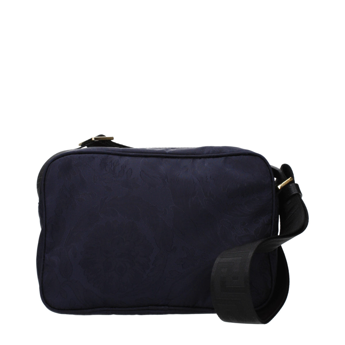 Versace Crossbody Bags Men Fabric Blue/Blue Navy