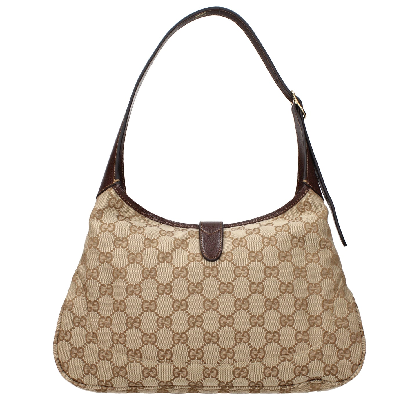Gucci Shoulder Bags Women Fabric Beige/Brown