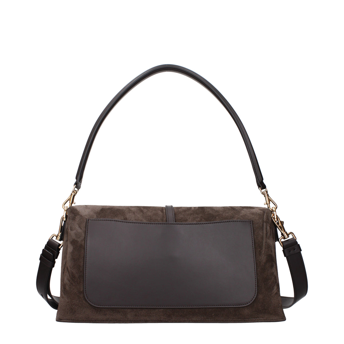 Tod's Shoulder Bags Women Suede Brown