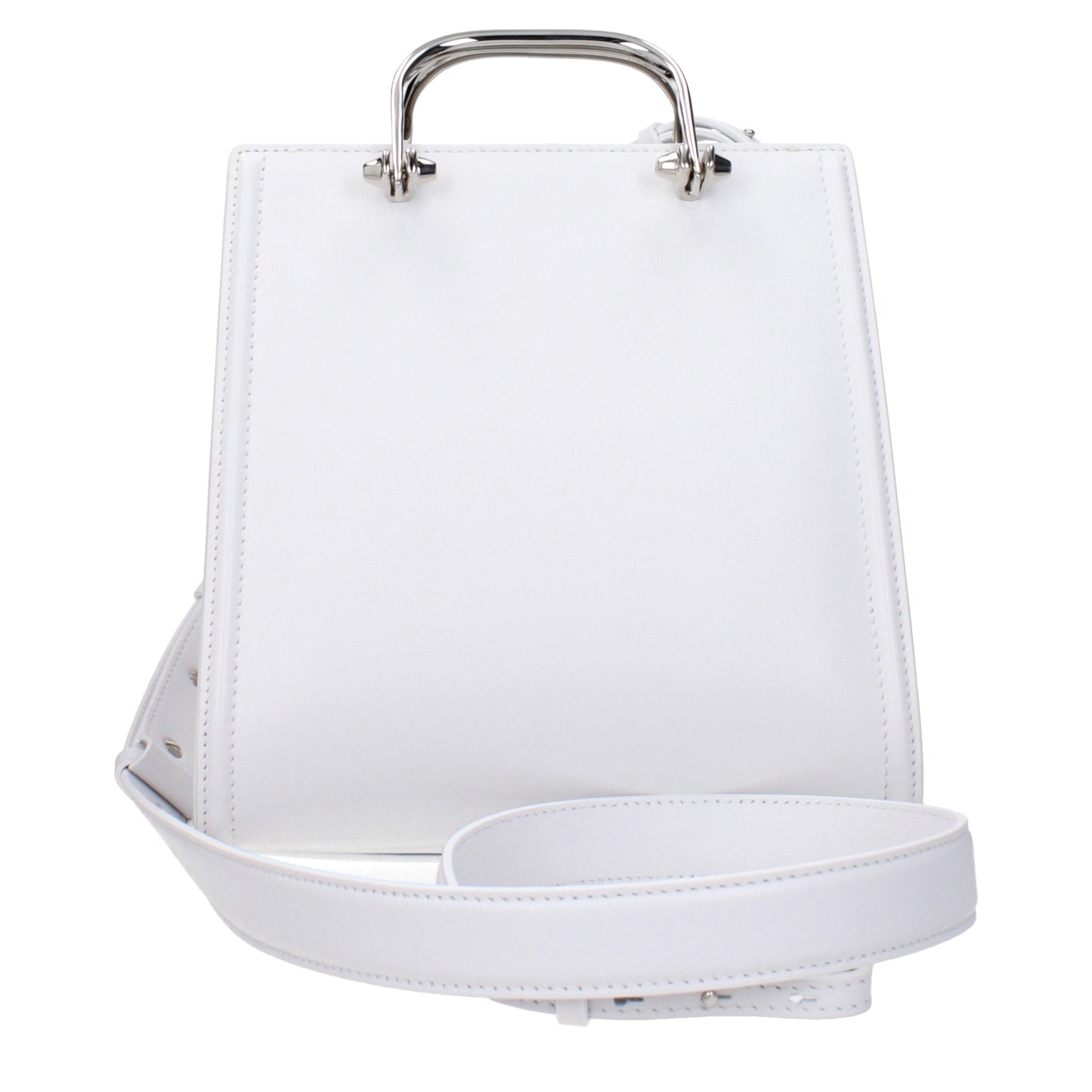 Alexander McQueen Handbags Women Leather White/Silver