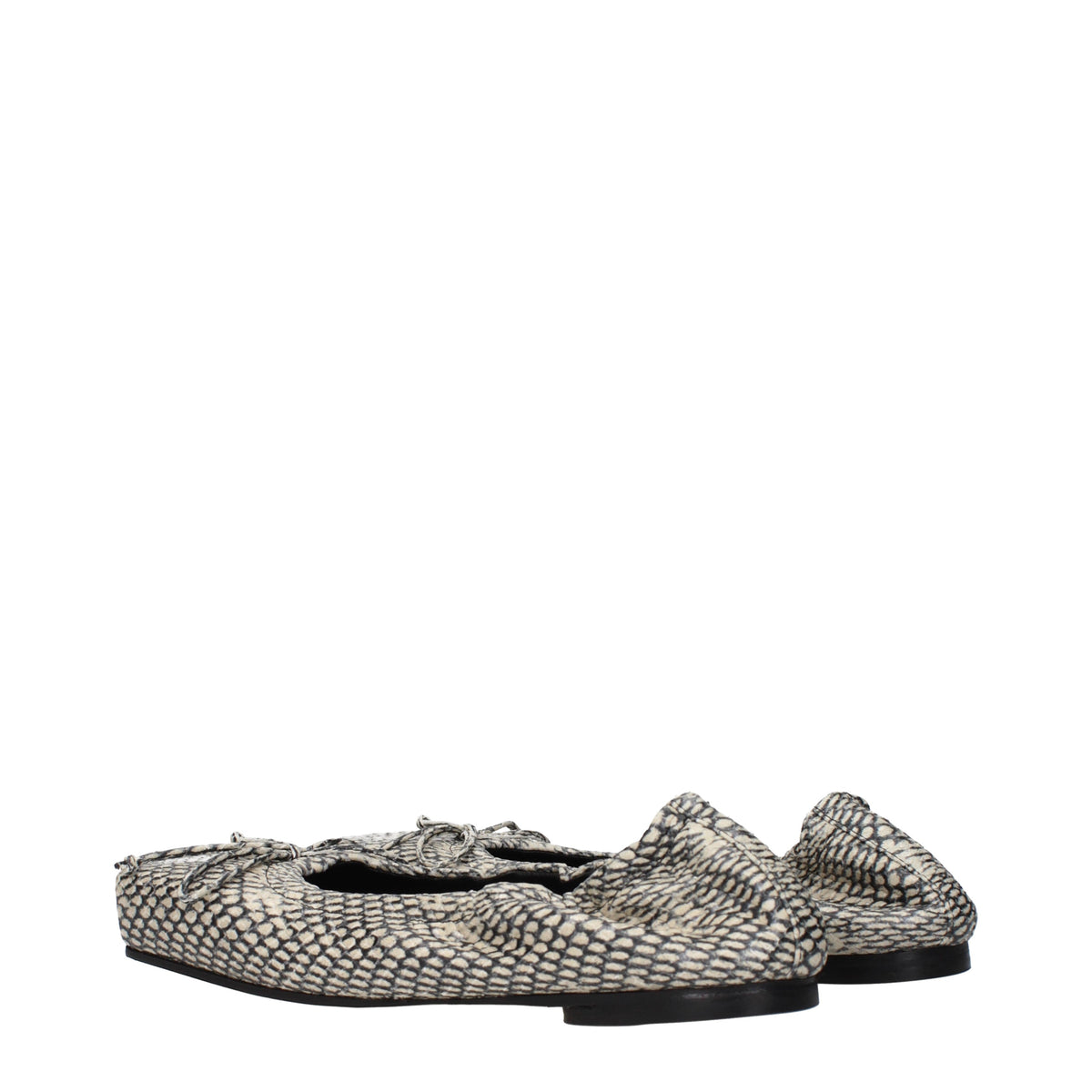 Jacquemus Ballet Flats Women Leather Beige
