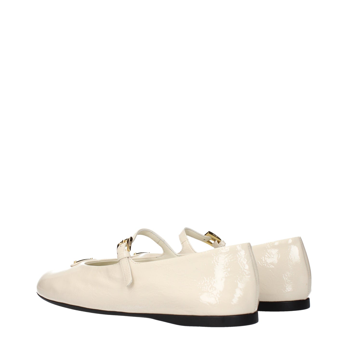 Prada Women's Ballet Flats Patent Leather