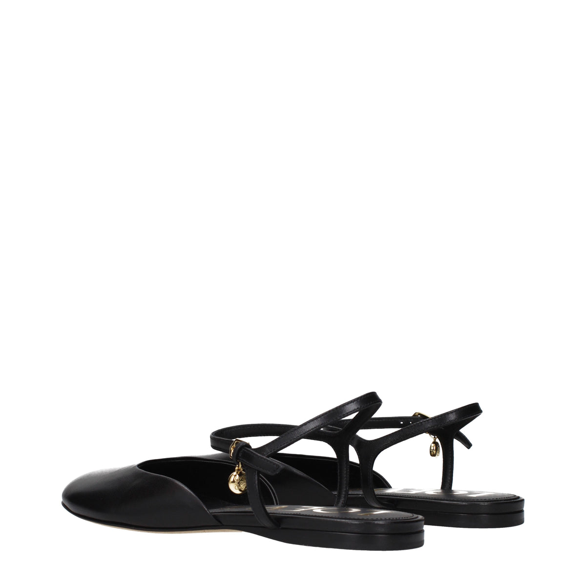 Loewe Sandals Women Leather Black