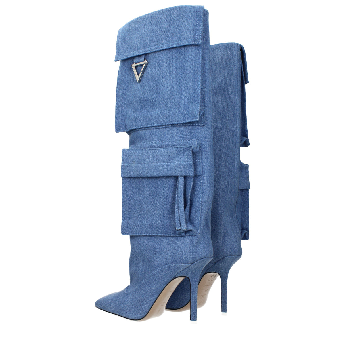The Attico Boots Women Fabric Heavenly/Denim
