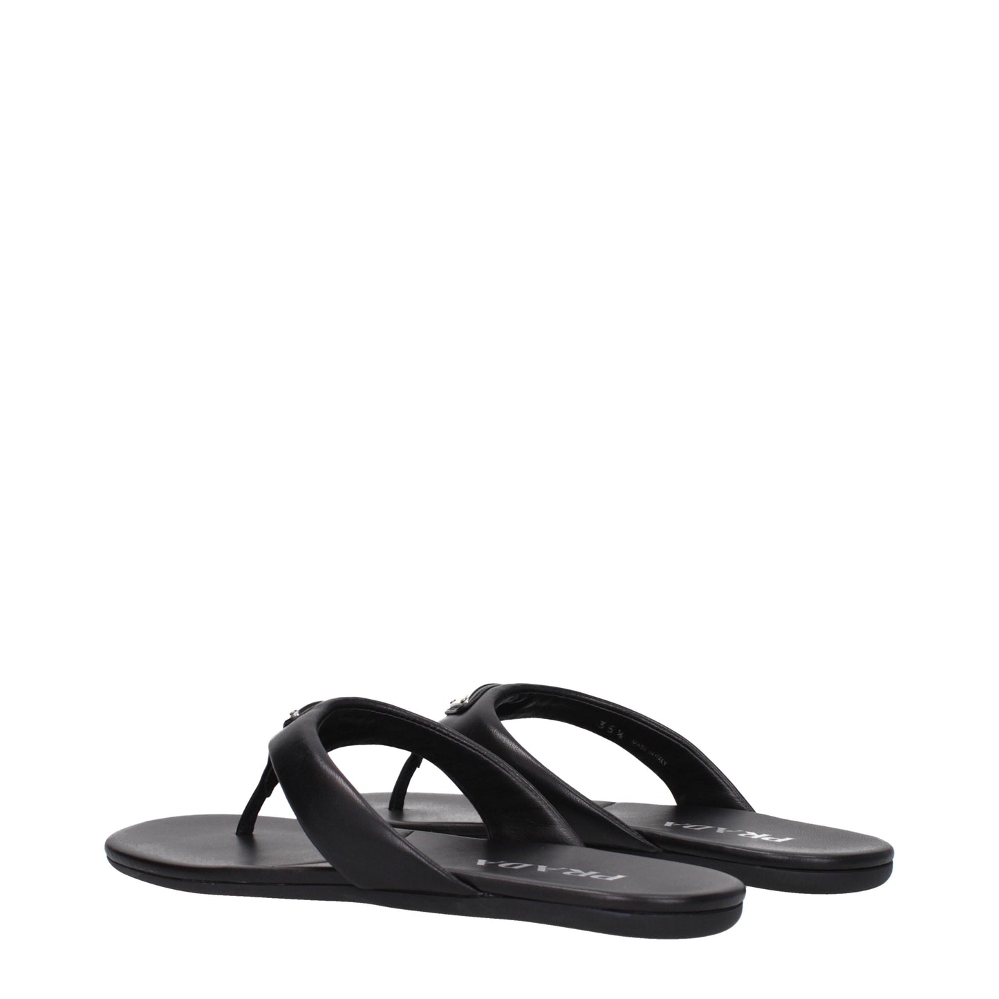 Prada Women's Flip Flops Leather