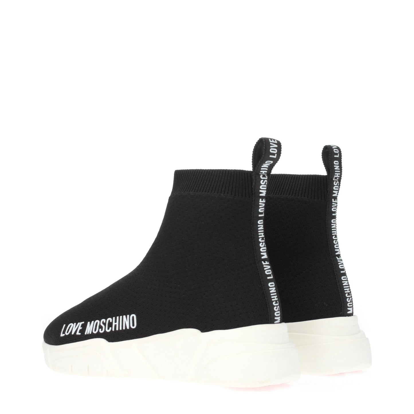 Love Moschino Sneakers Women Fabric Black/White