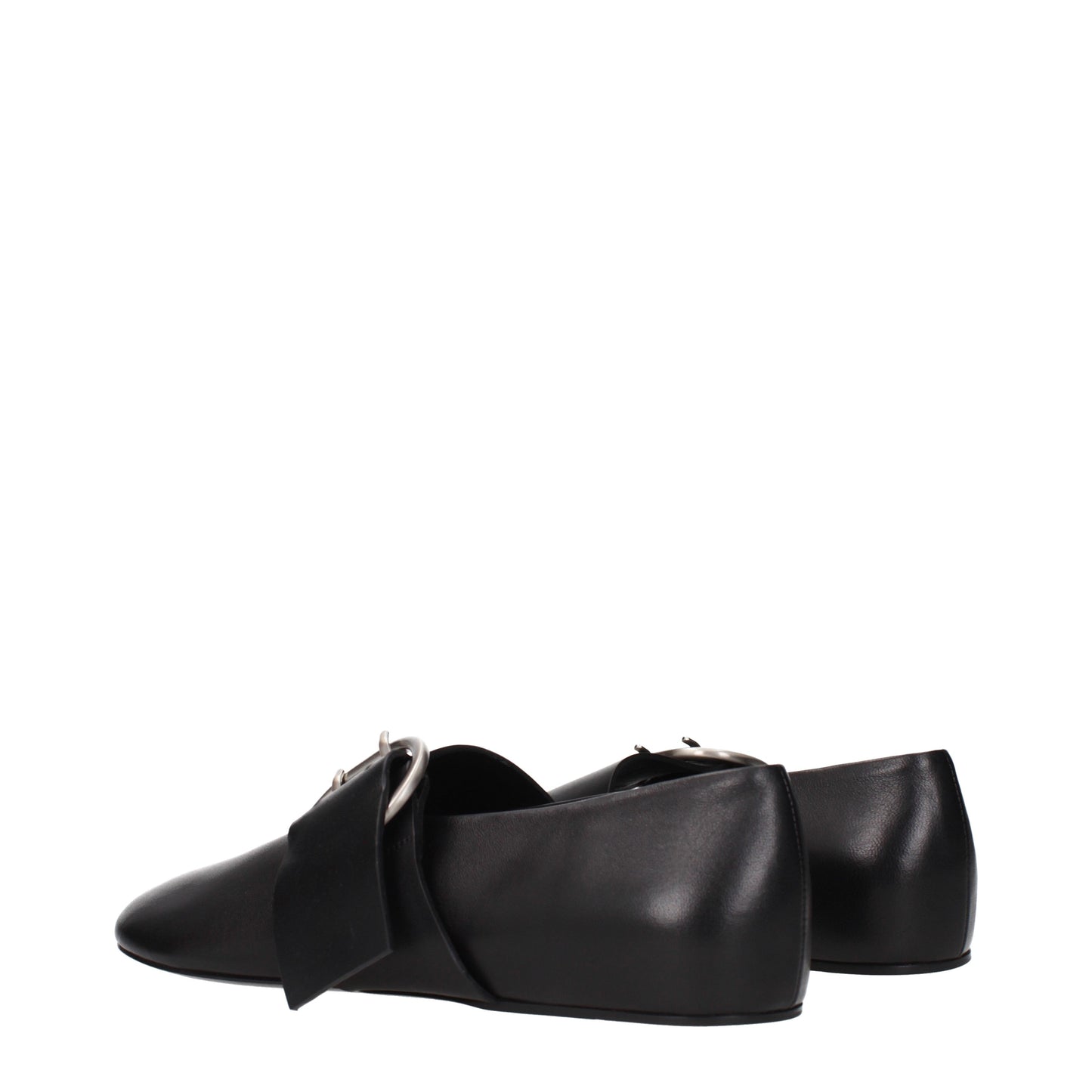 Jil Sander Ballet Flats Women Leather Black