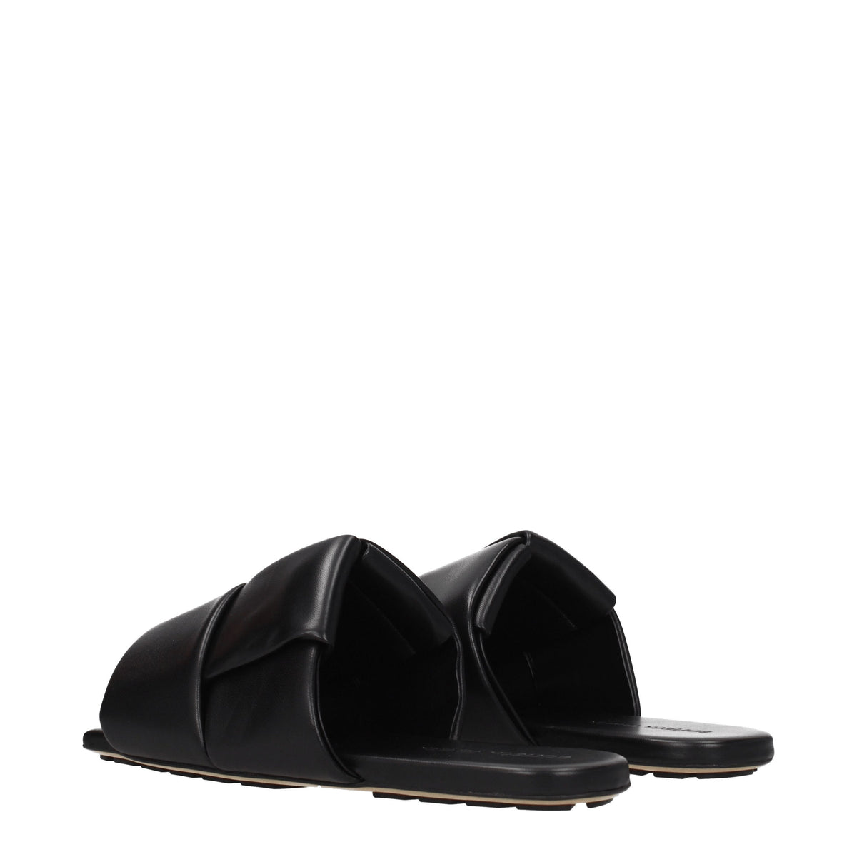 Bottega Veneta Slippers and Clogs Men Leather Black