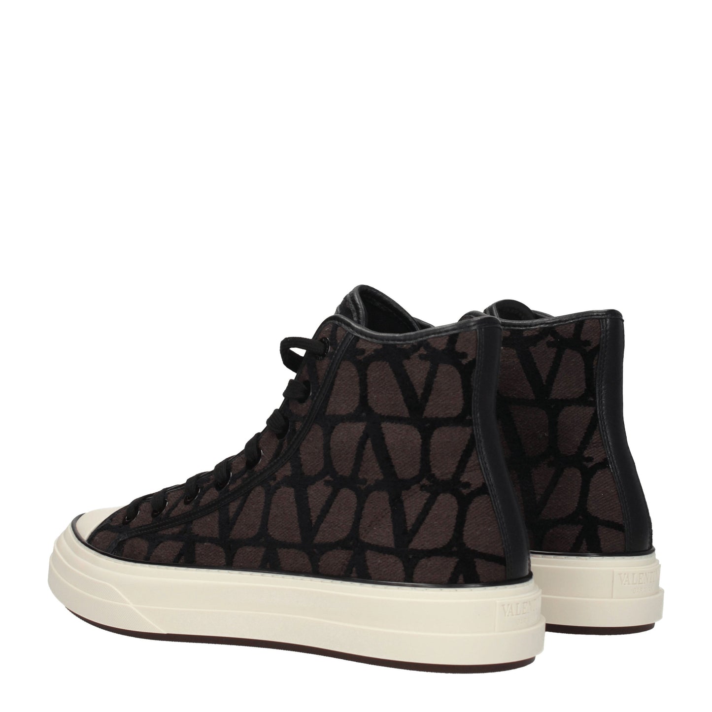Valentino Garavani Men's Sneakers Fabric Chocolate