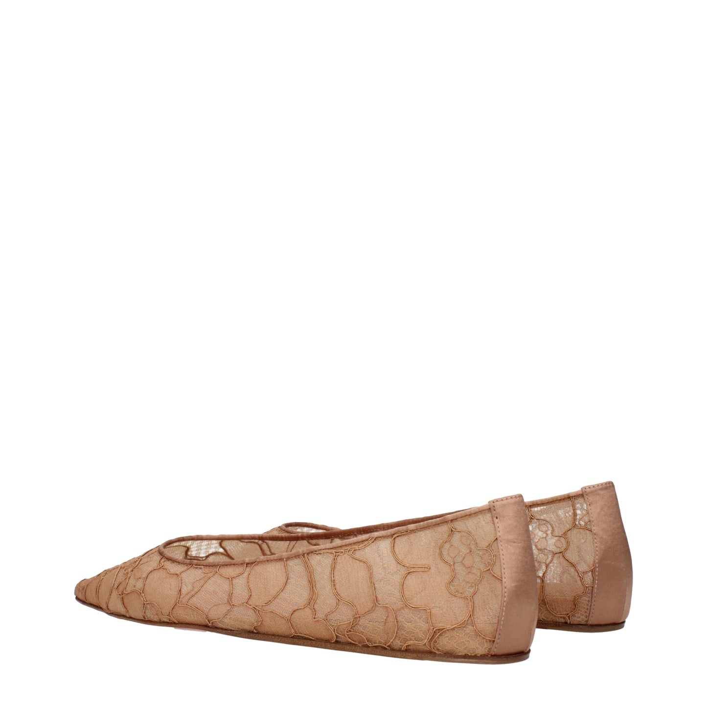Amina Muaddi Women's Ballet Flats Fabric
