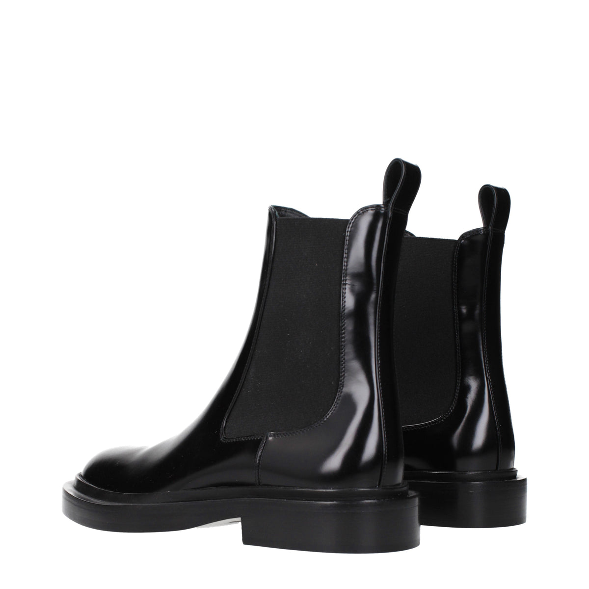 Jil Sander Ankle Boots Women Leather Black