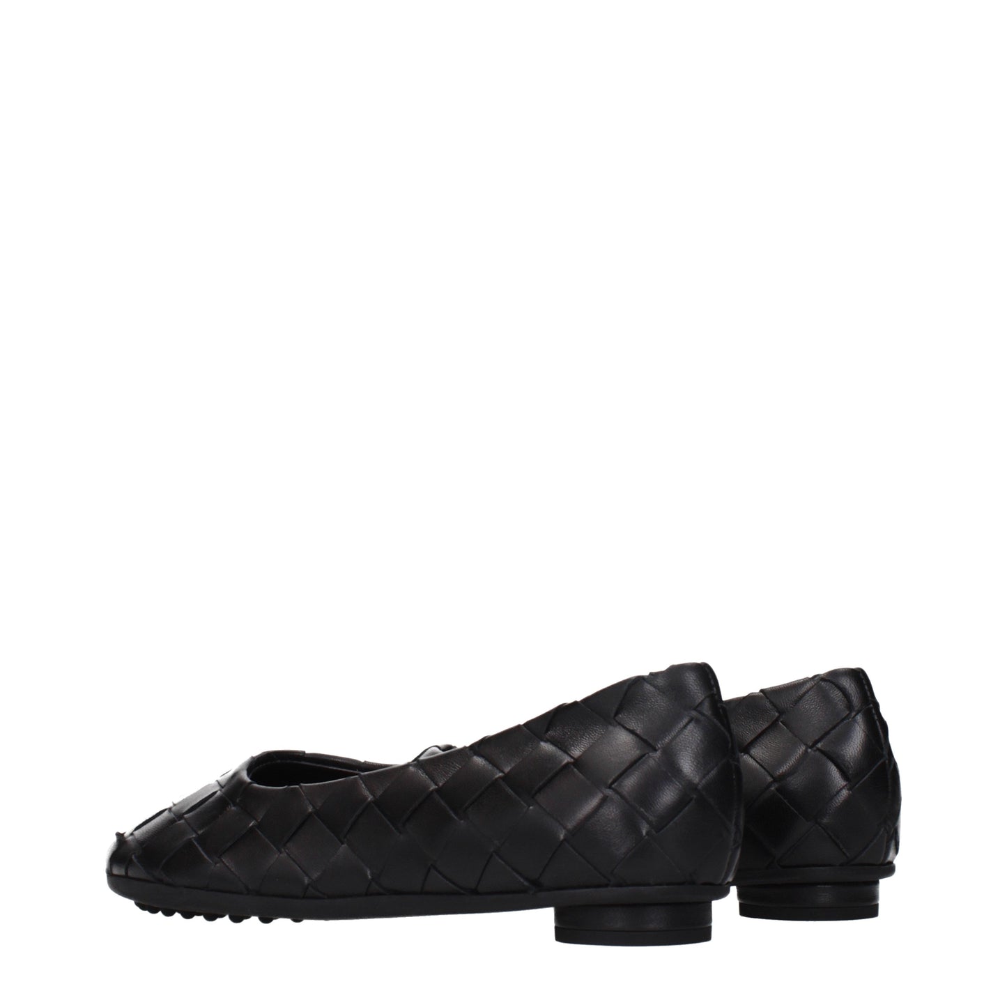 Bottega Veneta Ballet Flats Women Leather Black
