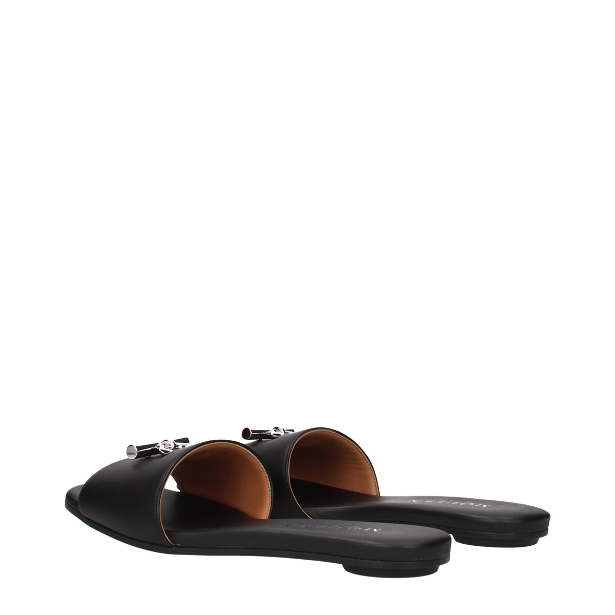 Alexander McQueen Slippers and Clogs Women Leather Black