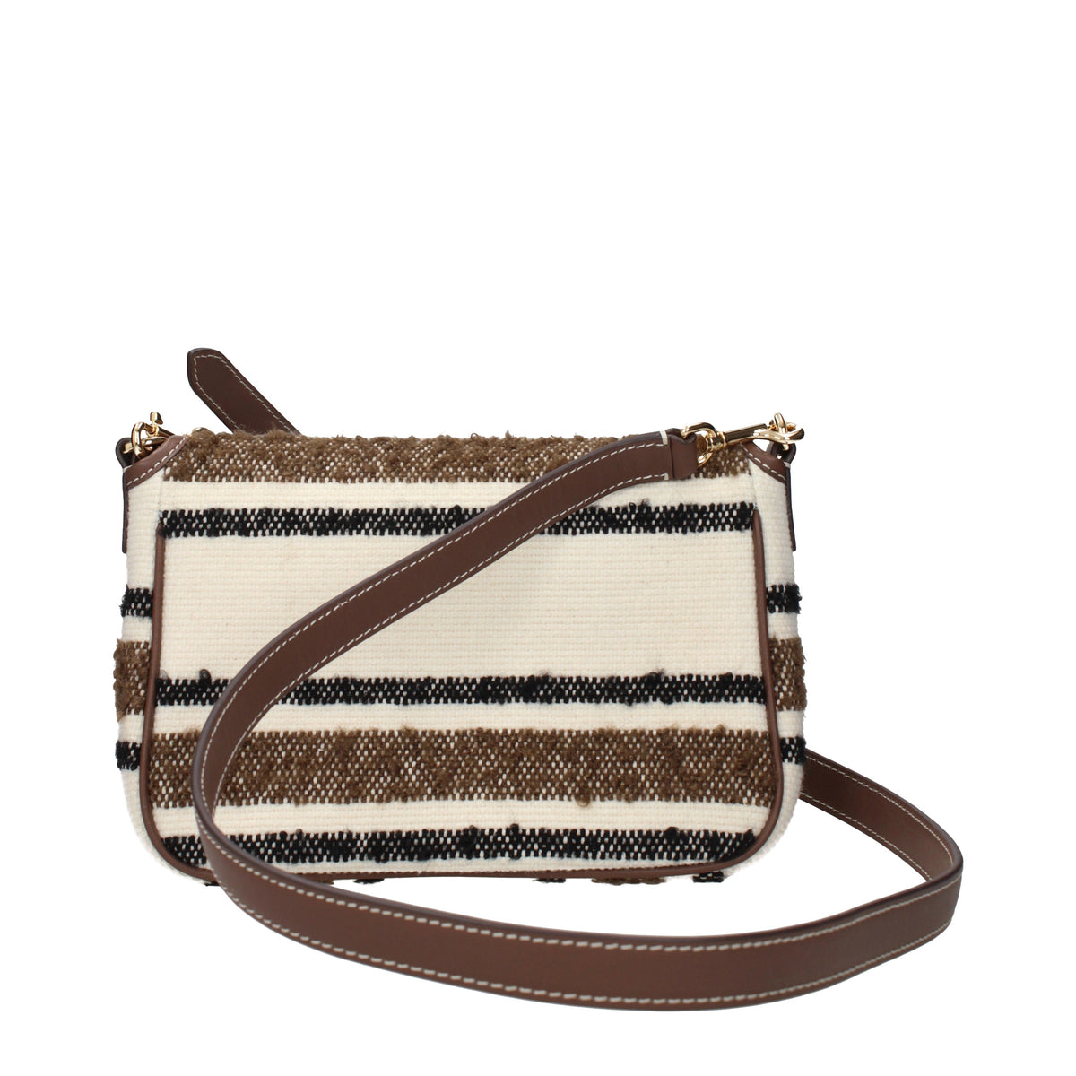 Tory Burch Crossbody Bags Women Fabric Beige/Brown