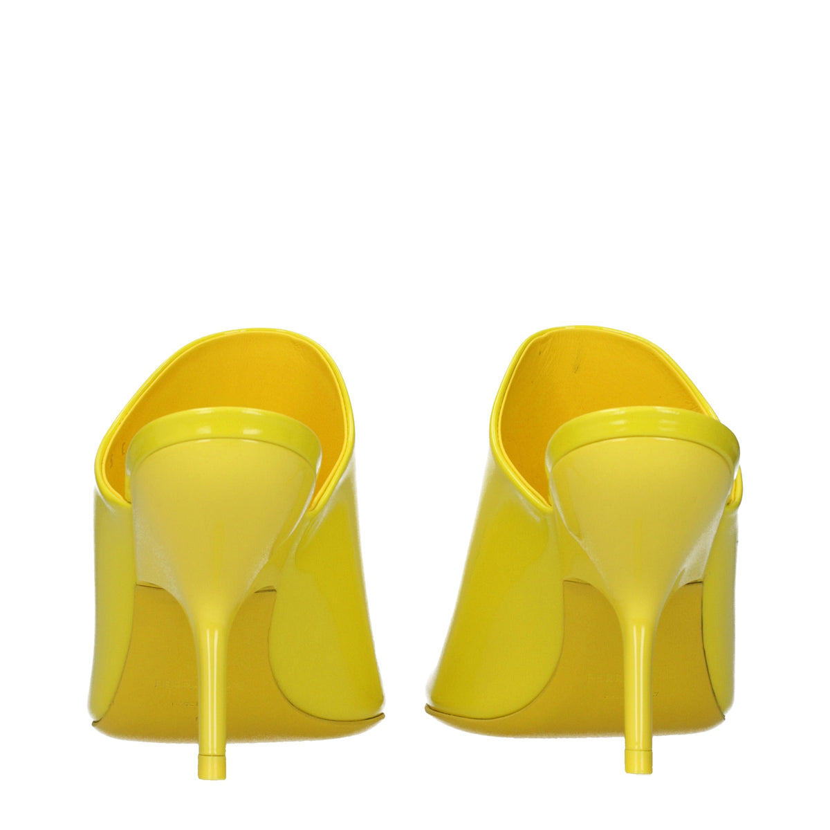 Salvatore Ferragamo Women's Sandals Patent Leather Yellow