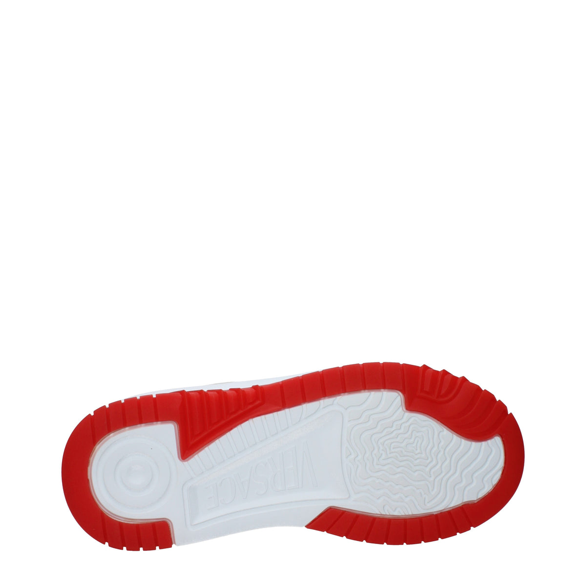 Versace Sneakers Men Leather White/Coral